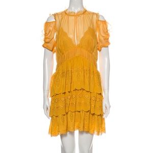 Self-portrait yellow dress. In perfect condition.